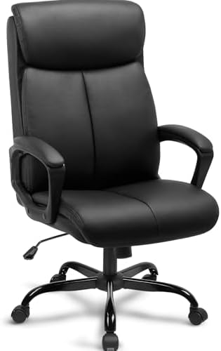 PU Leather Business Executive Chair - Black