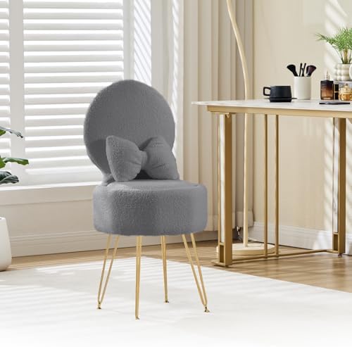 Cozy Sherpa Fleece Accent Chair - Cream