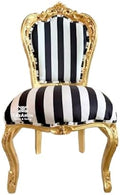 Retro Baroque Accent Chair - Charcoal Velvet