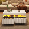 Modern LED High Gloss Coffee Table